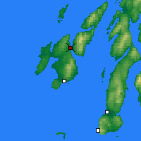 Nearby Forecast Locations - Port Askaig - карта