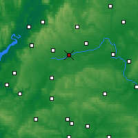 Nearby Forecast Locations - Фэрфорд - карта