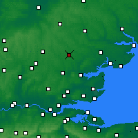 Nearby Forecast Locations - Брейнтри - карта