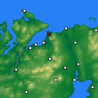 Nearby Forecast Locations - Magilligan - карта