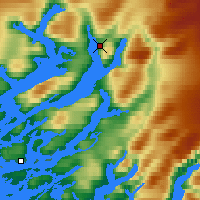 Nearby Forecast Locations - Нарсарсуак - карта