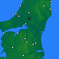 Nearby Forecast Locations - Tylstrup - карта