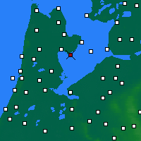 Nearby Forecast Locations - Wijdenes - карта