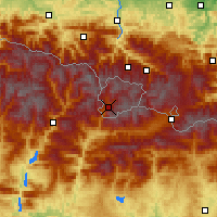 Nearby Forecast Locations - Андорра - карта