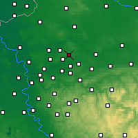 Nearby Forecast Locations - Реклингхаузен - карта