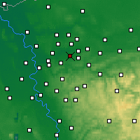 Nearby Forecast Locations - Гельзенкирхен - карта