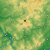 Nearby Forecast Locations - Siegerland - карта