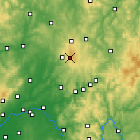 Nearby Forecast Locations - Hoherodskopf - карта