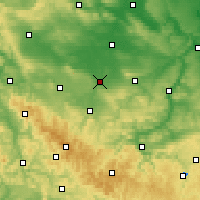 Nearby Forecast Locations - Эрфурт - карта