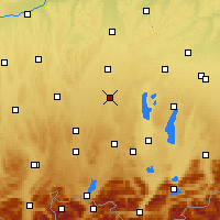 Nearby Forecast Locations - Ландсберг - карта