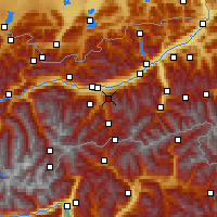 Nearby Forecast Locations - Patscherkofel - карта