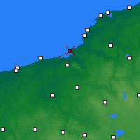 Nearby Forecast Locations - Łazy - карта