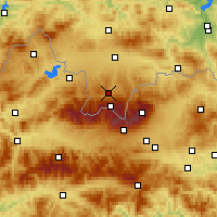 Nearby Forecast Locations - Закопане - карта