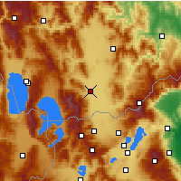 Nearby Forecast Locations - Битола - карта