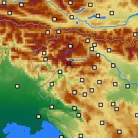 Nearby Forecast Locations - Vogel - карта