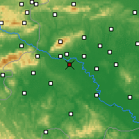 Nearby Forecast Locations - Загреб - карта