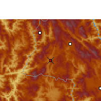 Nearby Forecast Locations - Мынлянь-Дай-Лаху-Ваский автономный - карта