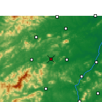 Nearby Forecast Locations - Fenyi - карта