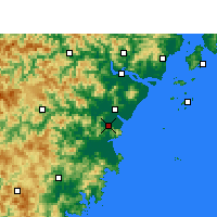 Nearby Forecast Locations - Pingyang - карта