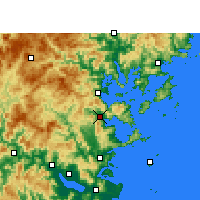 Nearby Forecast Locations - Лоюань - карта