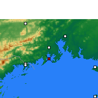 Nearby Forecast Locations - Фанчэнган - карта