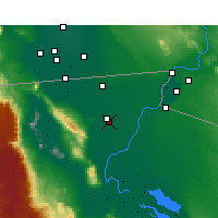 Nearby Forecast Locations - Nuevo León - карта