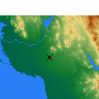 Nearby Forecast Locations - Сьюдад-Обрегон - карта