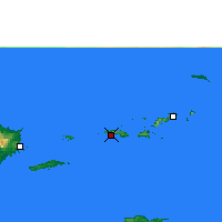 Nearby Forecast Locations - St Thomas - карта