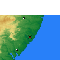 Nearby Forecast Locations - Porto De Pedras - карта