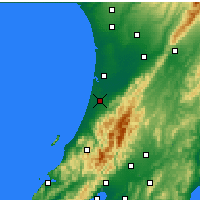 Nearby Forecast Locations - Левин - карта