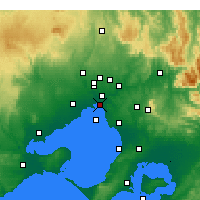 Nearby Forecast Locations - Сент-Килда (Melbourne) - карта