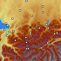 Nearby Forecast Locations - Алльгойские Альпы - карта