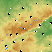 Nearby Forecast Locations - Аннаберг-Буххольц - карта