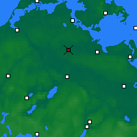 Nearby Forecast Locations - Гриммен - карта