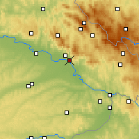 Nearby Forecast Locations - Деггендорф - карта
