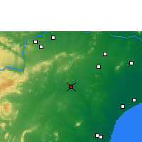 Nearby Forecast Locations - Vinukonda - карта