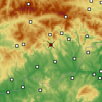 Nearby Forecast Locations - Гнуштя - карта