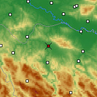 Nearby Forecast Locations - Приедор - карта