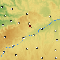 Nearby Forecast Locations - Хербрехтинген - карта