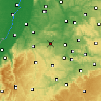 Nearby Forecast Locations - Файинген-ан-дер-Энц - карта
