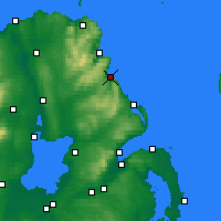 Nearby Forecast Locations - Glenarm - карта