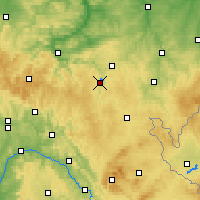 Nearby Forecast Locations - Bleilochtalsperre - карта