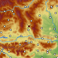 Nearby Forecast Locations - Вольфсберг - карта