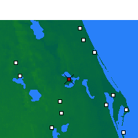Nearby Forecast Locations - Orlando AP/S - карта