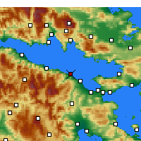 Nearby Forecast Locations - Ксилокастрон - карта