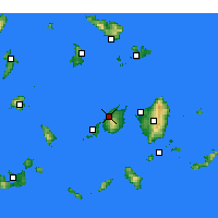 Nearby Forecast Locations - Agkairia - карта