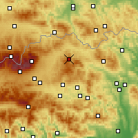 Nearby Forecast Locations - Nová Ľubovňa - карта