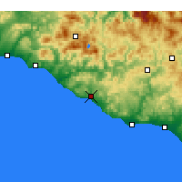 Nearby Forecast Locations - Агридженто - карта