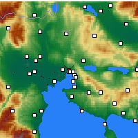 Nearby Forecast Locations - Эвозмон - карта