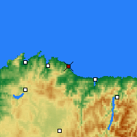 Nearby Forecast Locations - Бурела - карта